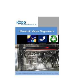  Ultrasonic <br>  Vapor Degreasers